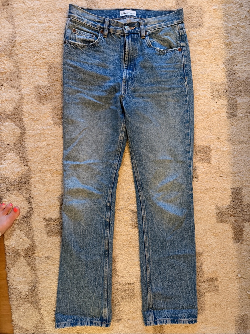 Women’s Zara Straight Leg Blue Jeans